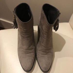 Stuart Weitzman Prancing Tassel Ankle Boots